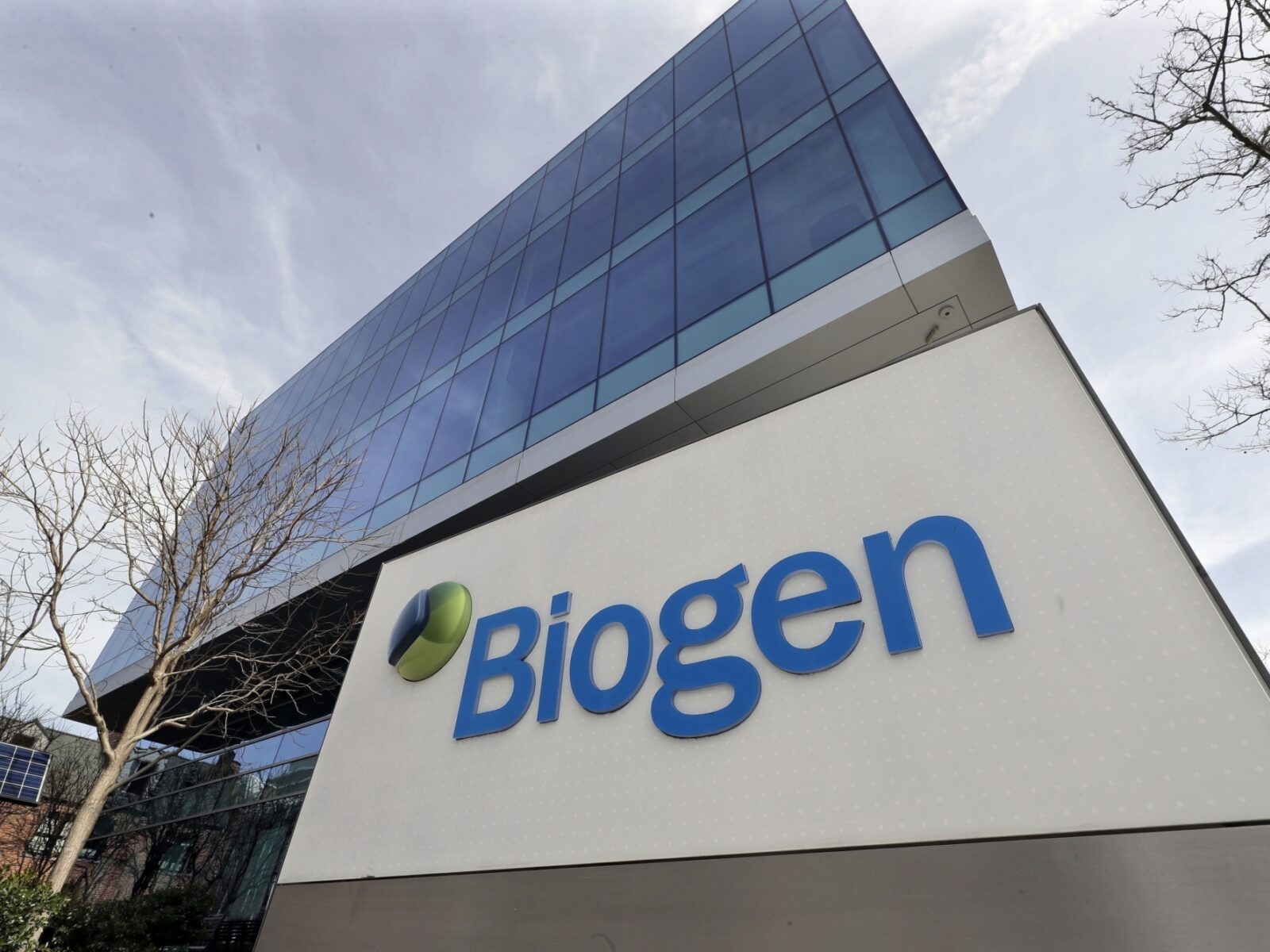 View of Biogen building.